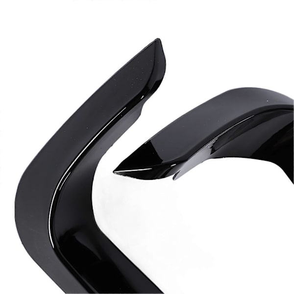 2 stk. Frontkofanger Splitter Aerodynamisk Side Luftventil Vindkniv Spoiler til 3 Serie E90 E91 M Sport PreLCI 2005 til 2008 Blank Sort