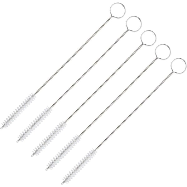 17,5CM - 5-pack Rengöringsborste i Rostfritt Stål för Pip