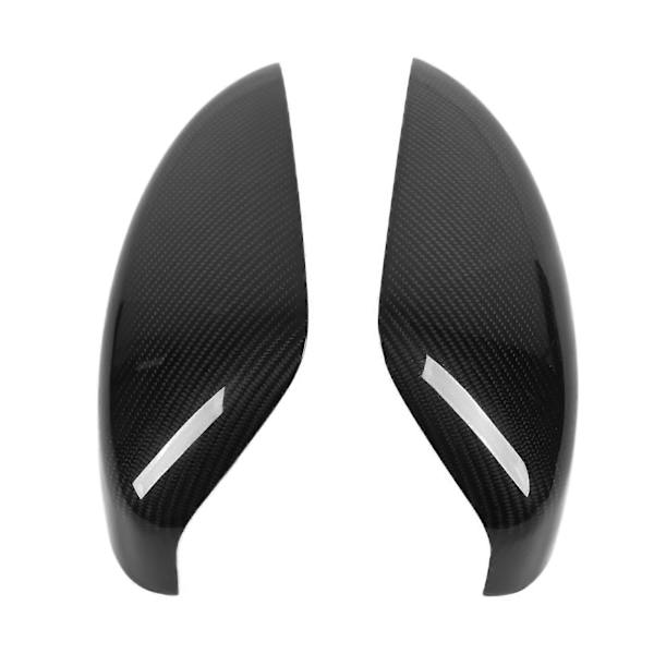 2 stk. Sidespeildeksler i tørr karbonfiber, erstatning for Mazda 3 2014–2016