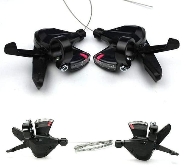 1 Par Cykelväxelspakar, 3x8 Växlar Cykelväxel Derailleur