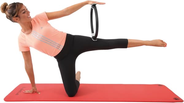 Svart - 1 stycke Yogahoop, Massage Yogahoop Pilates Yogahoop Fas