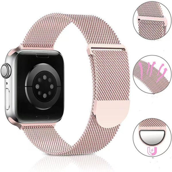 Ranneke sopii Apple Watch -rannekkeille 42 mm, 44 mm ja 45 mm