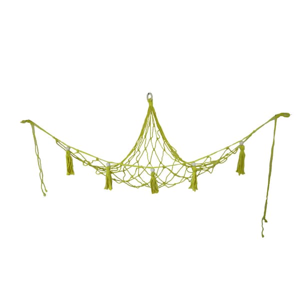 Vevd bomullsreipnettpose, lekehengekøye for barn, 86*90cm