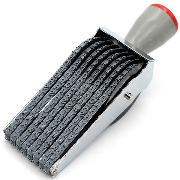 Siffer Stempel Personlige Tall Alfabet Symbol Rulle Hjul Stempel