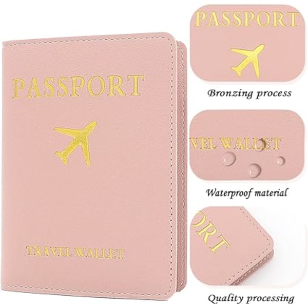 2 bagagelappar Case (rosa), 1 case och 1 lugga