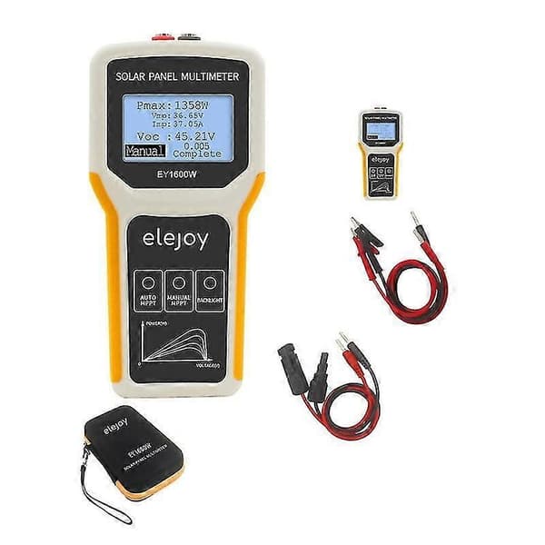 Tickas 1600W Fotovoltaisk Panel Multimeter Solpanel Testenhet Max Effekt Testning