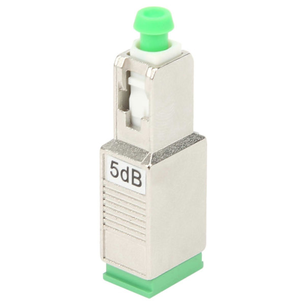 Optisk Fiber Adapter Koblingsflens Hann- og Hunnhode Demper SC/APC 5DB