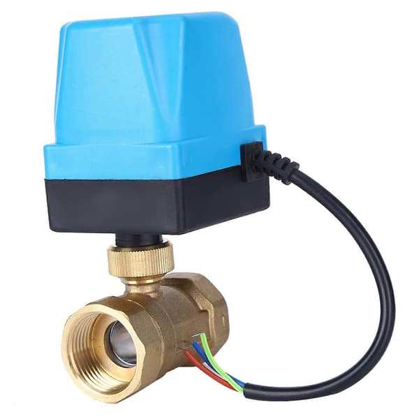 Elektrisk kuleventil 2-veis 3-leder 2-kontroll IP68 Beskyttelse Synkronmotor Blå AC220V G1-tomme