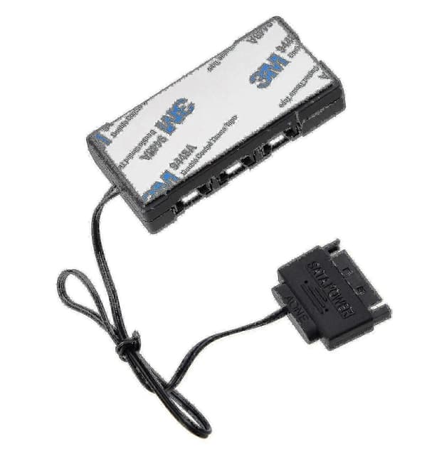 Corsair Lightning Node Pro Commander Crystal Corsair 6-porttinen RGB LED -tuuletinkeskus