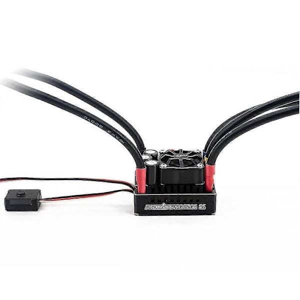 ZTW 32-Bit Beast PRO 220A ESC G2 Turbo 6V/7.4V BEC 10A Børsteløs Hastighetskontroller for 1/8 RC Racing C