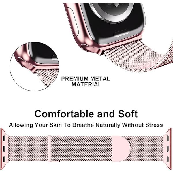 Remmen er kompatibel med Apple Watch rem 42mm 44mm 45mm