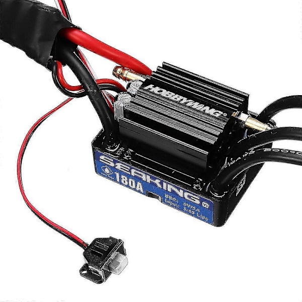 Hobbywing Seaking V3 180A Brushless Vandtæt ESC Hastighedsregulator 6V/5A BEC til Rc Båddele
