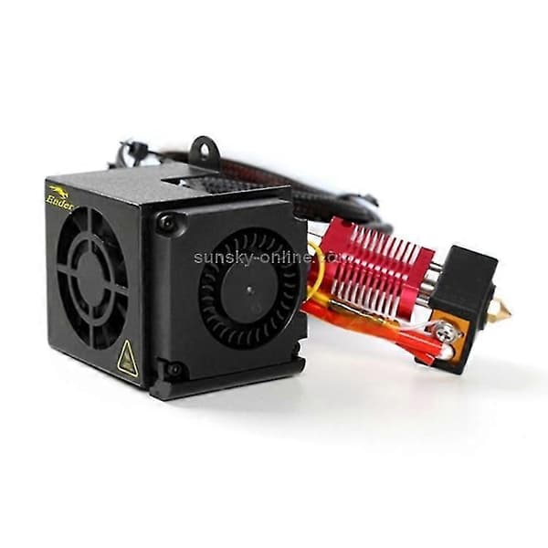 Creality 24V 40W Extruder Komplett Munstycke Hot End Kit med Munstycke Extruder+Kylfläkt+Skal för Ender-3