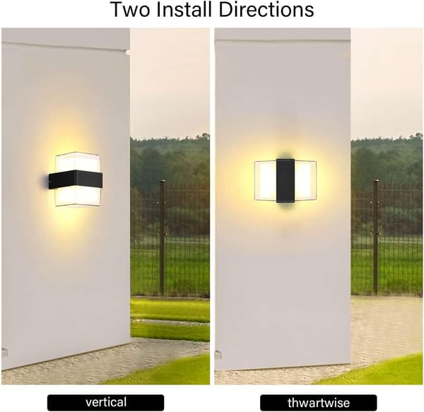 LED-ulkoseinävalaisin IP65 Vedenkestävä Ulkoseinävalaisin Ulkovalaistus