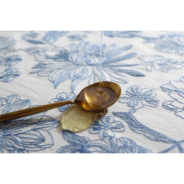 ##/Blå brodert vanntett duk, 100X140CM##/