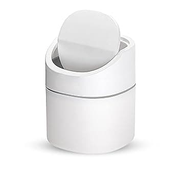 Skrivebords søppelbøtte, Mini plast søppelbøtte for skrivebord, Skrivebords søppel