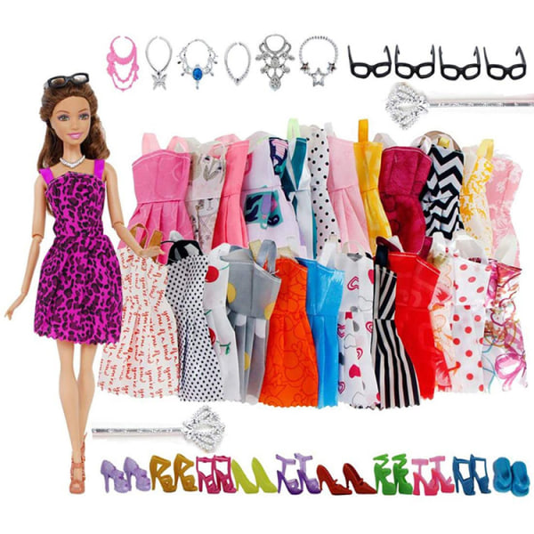 82 set med docktillbehör 30cm Barbie kläder Barn t