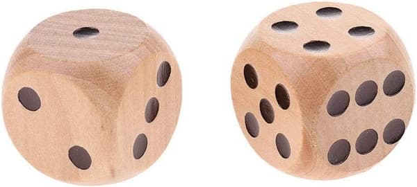 ##/Träspel tärningar för ögon 20 mm 18 stycken##/