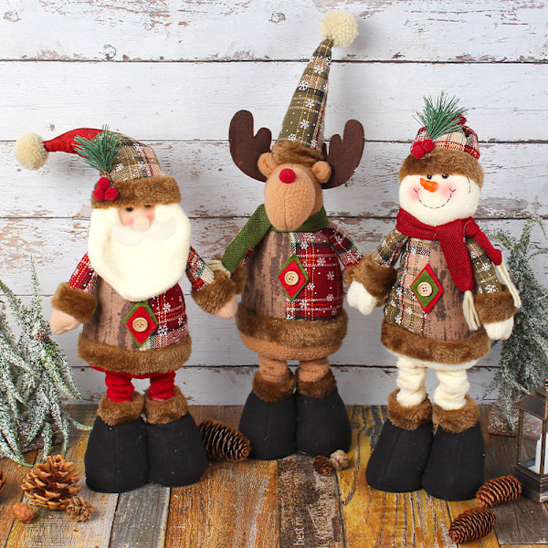##/Julteleskopdocka stående docka, julklapp 50CM##/