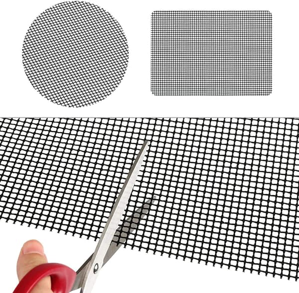 Sæt med 4 stk. 40x33cm Grillrist, Grillnet Genanvendeligt og