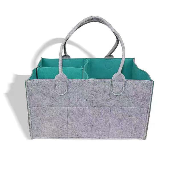 Filtet Baby Opbevaringskurv, Foldbar Bleorganiser, Vuggegave