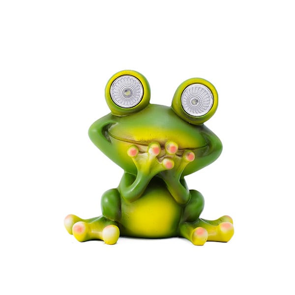 ##/1 stk utendørs hage solbelyst frosk ornament, hage##/