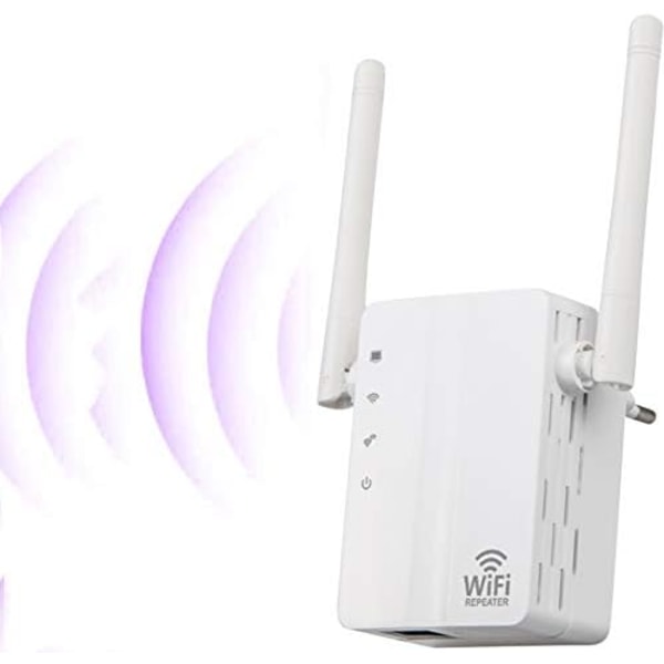 2 stk WiFi Repeater 300Mb, WiFi Booster Trådløs Ekspander Ampl