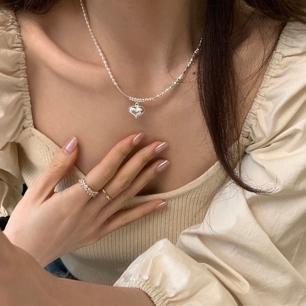 ##/Halsband i metall för kvinnor##/