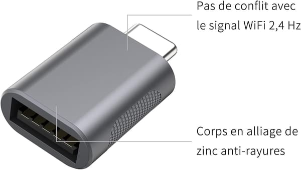 USB C til USB-adapter (2-pakning), USB-C til USB 3.0-adapter, USB Typ