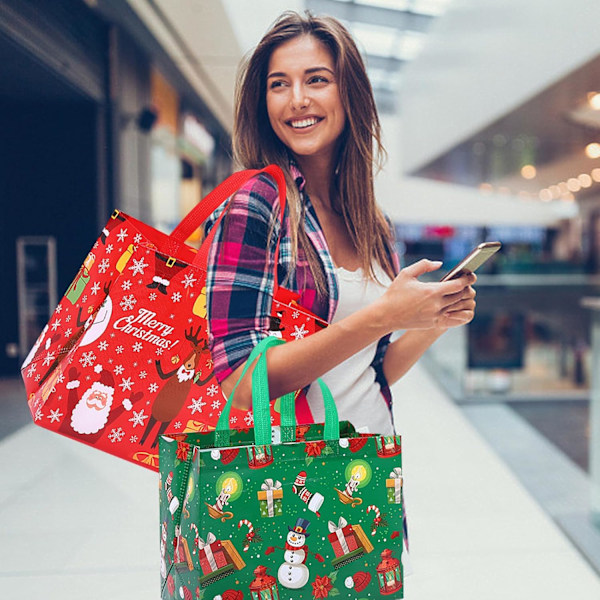 ##/Gaveposer til jul 24-pakning Julegaveposer med håndtak##/