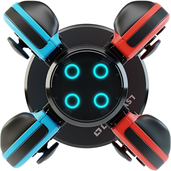 Quadruple Joy-Con Laddare - 4-plats Switch Laddningsstation - Cha