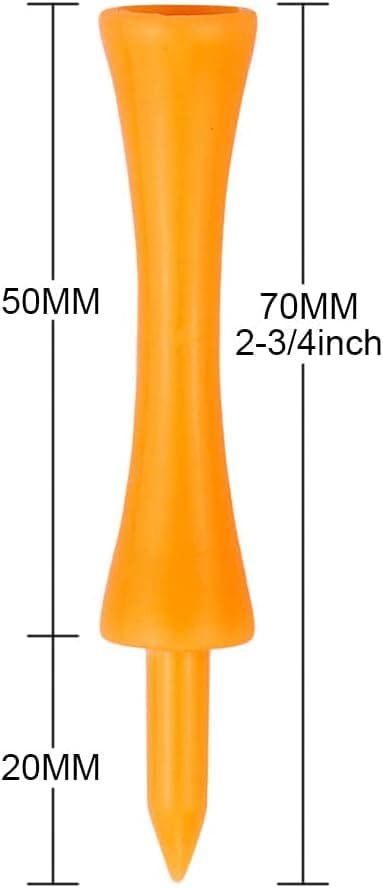 100 stk. 44mm/70mm Plastik Golf Tees