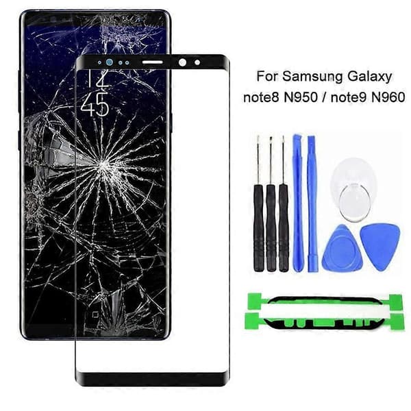 Erstatningssett for frontglass berøringsskjerm for Sam-sung Galaxy Note 8 N950/Note 9 N960 for Samsung Galaxy Note 9 N960