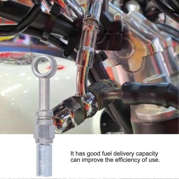 4 stk./sæt 0 M10 Bremseolierør Banjo Fitting Slangeadapter Rustfrit Stål Udskiftning til Ducati Motorcykel
