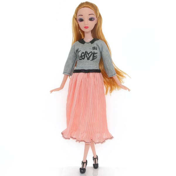 Barbie moteantrekk, 15 deler, 15 dukketilbehør, for