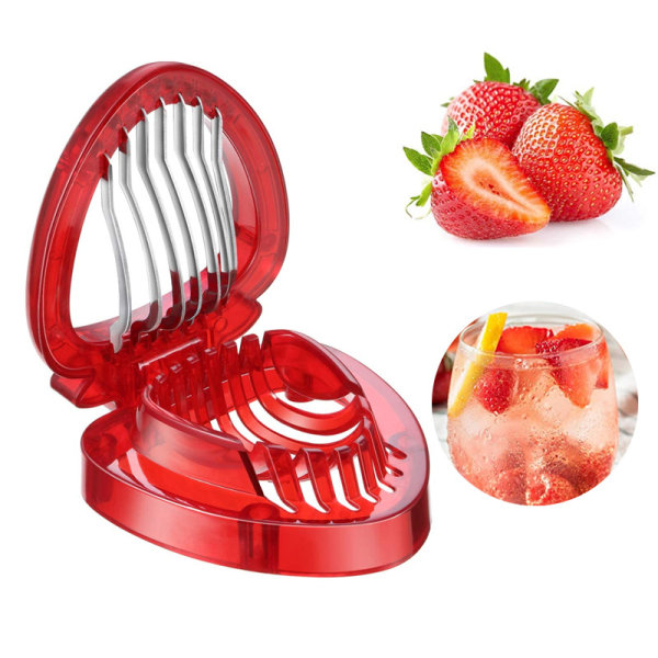 2 st International Simply Strawberry Skärare