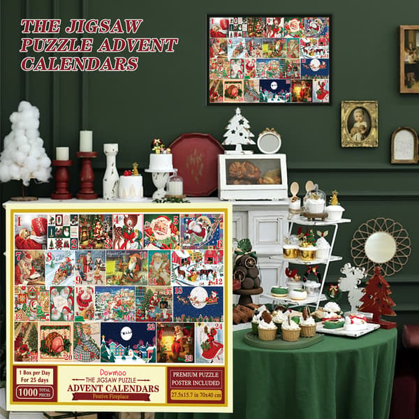 Julekalender Puslespill Kalender Blindboks