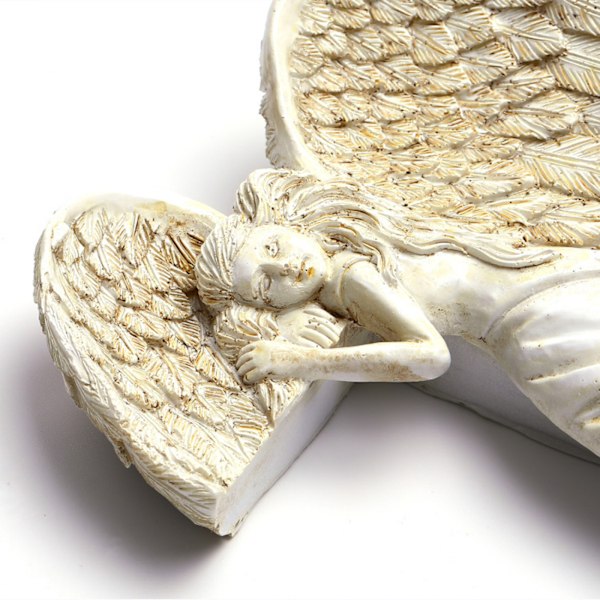 ##/Väggdekoration objekt trädgårdsfigur sittande älva trädgårdsdekoration älvor##/
