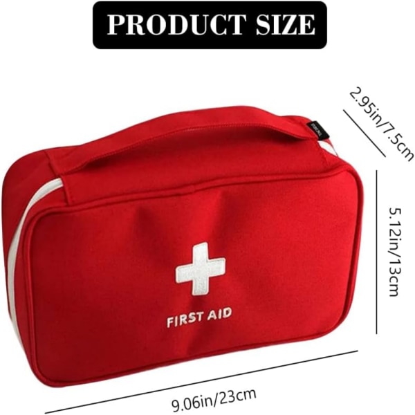 Mini First Aid Kit, Bärbar medicinförvaringsväska, Mini Medical K