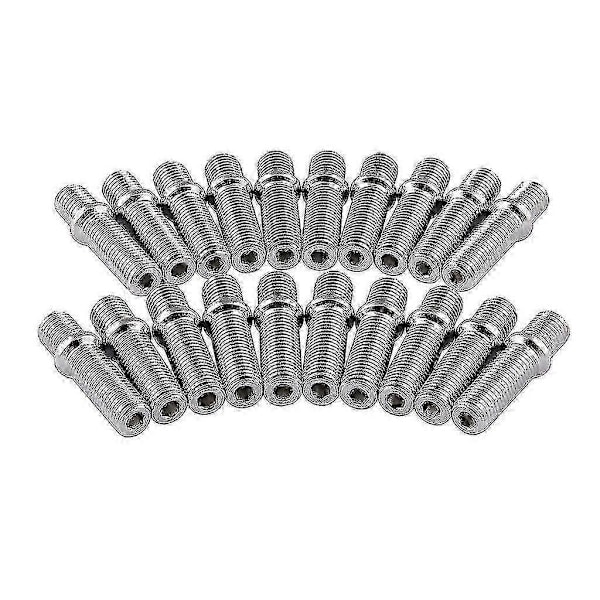 20 st Förlängda M12x1.5-m12x1.5 Hjulbult Konvertering 60mm Längd