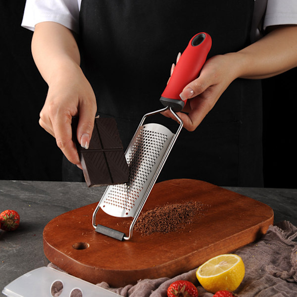 ##/Pakke med 4 rustfrit stål oste river##/