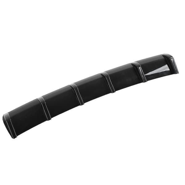 Bakre stötfångardiffusor Fin Spoiler Chassi Splitter Glansig Svart Aerodynamisk Tillbehör Universal för Bil
