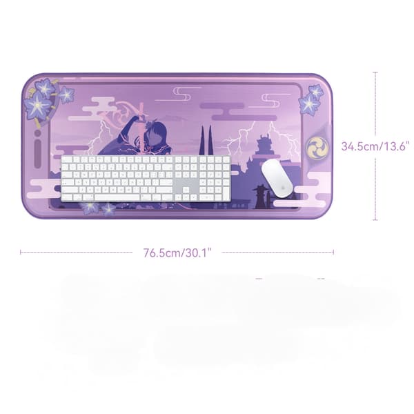 Extra stort gamingmusmatta, 76,5×34,5cm