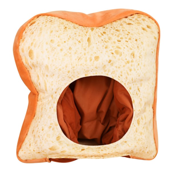 Rostat bröd i mjuk trasa Plysch huvudskydd (38 cm), söt och F
