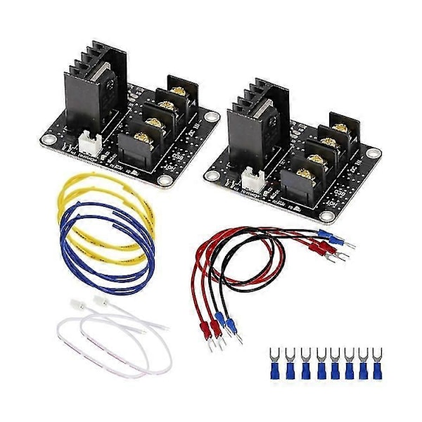 2 STK/Sett 3D-skriver Oppvarmet Senge Strømutvidelsesmodul MOSFET-kort for ANET A8 3D-skriver