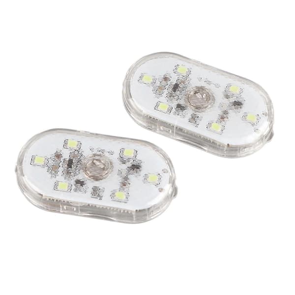 2 stk. Bil Interiør LED Sensor Lys USB Genopladelig Touch Switch Lys Auto Trådløs Ambient Lampe Nat Læselampe Bil Interiør Lys