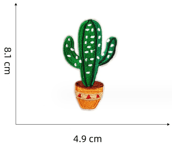 8 stykker Mexico broderte strykejern-på-lapper, broderte klistremerker strykejern