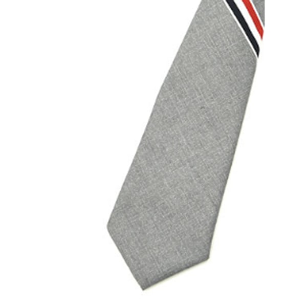 ##/Klassisk grå snedd slips##/