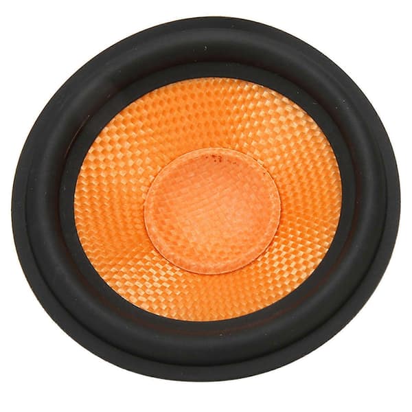 Högtalarkon Trummpapper 1 Tum Innerdiameter Subwoofer Kon Trummpapper med Gummikant för 4 Tums Högtalare