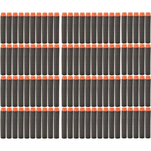 100 x 7,2 cm Nerf Gunshot Skumdartfyllning NOUR PR Nerf N-Strike E